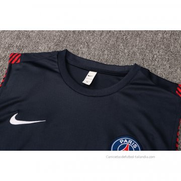 Camiseta de Entrenamiento Paris Saint-Germain Sin Mangas 2021-2022 Azul