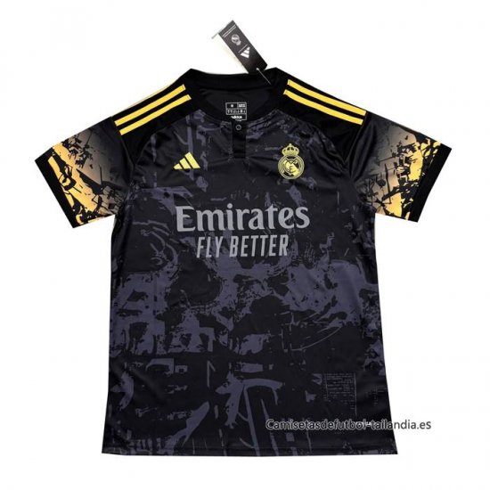 Camiseta de Entrenamiento Real Madrid 2024-2025 Negro - Haga un click en la imagen para cerrar