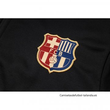 Chandal con Capucha del Barcelona Nino 2024-2025 Negro