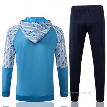 Chandal con Capucha del Olympique Marsella 2021 Azul