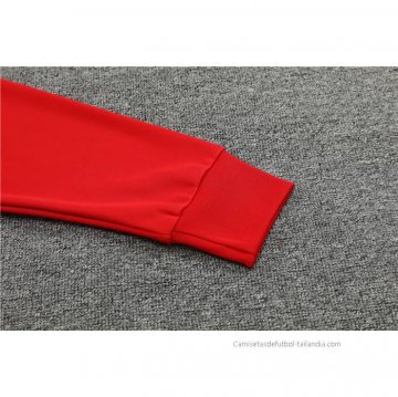 Chandal con Capucha del Paris Saint-Germain 2023 Rojo
