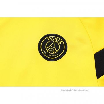 Chandal con Capucha del Paris Saint-Germain Jordan 2023-2024 Amarillo