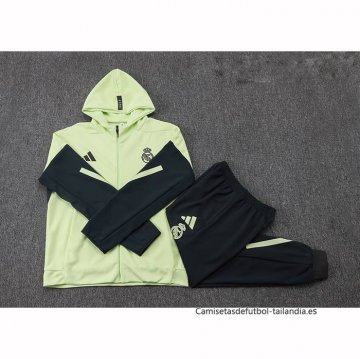 Chandal con Capucha del Real Madrid 2025-2026 Verde