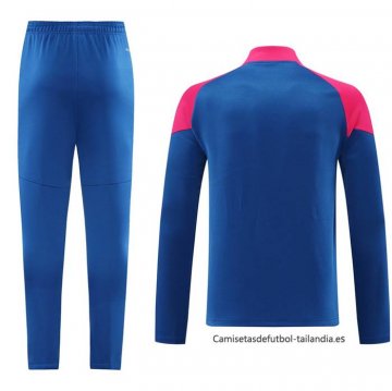 Chandal de Chaqueta del AC Milan 2024-2025 Azul