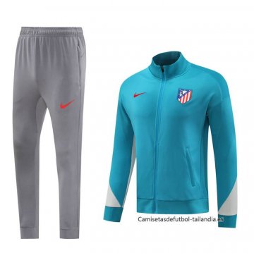 Chandal de Chaqueta del Atletico Madrid 2024-2025 Azul