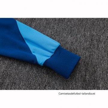 Chandal de Chaqueta del Barcelona 2025-2026 Azul