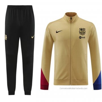 Chandal de Chaqueta del Barcelona 2023-2024 Amarillo Chandal de Chaqueta del Barcelona 2023-2024 Amarillo