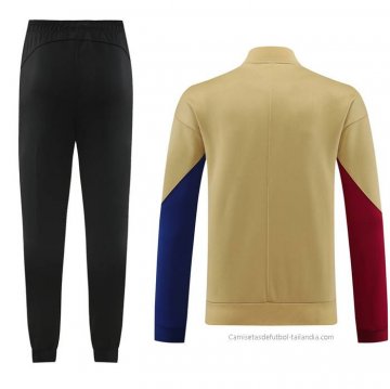 Chandal de Chaqueta del Barcelona 2023-2024 Amarillo
