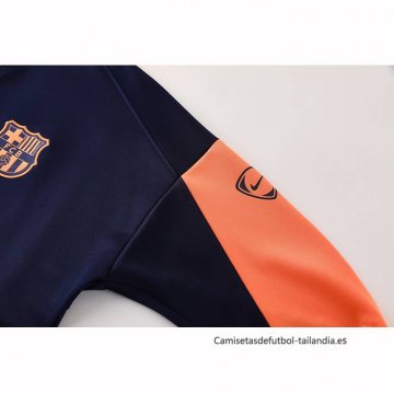 Chandal de Chaqueta del Barcelona Nino 2025-2026 Azul