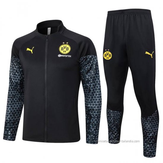 Chandal de Chaqueta del Borussia Dortmund 2023-2024 Negro - Haga un click en la imagen para cerrar