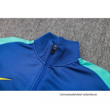 Chandal de Chaqueta del Brasil 2024-2025 Azul