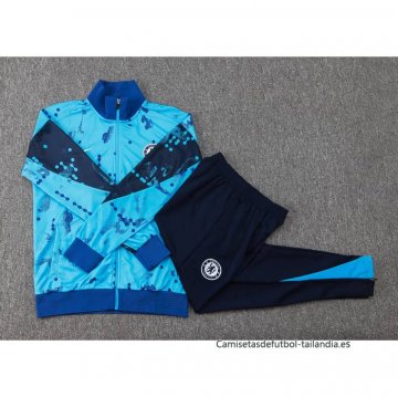 Chandal de Chaqueta del Chelsea Nino 2024-2025 Azul Claro