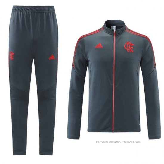 Chandal de Chaqueta del Flamengo 2021-2022 Gris - Haga un click en la imagen para cerrar