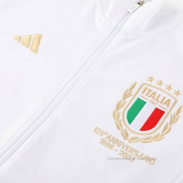 Chandal de Chaqueta del Italia 2023-2024 Blanco