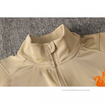Chandal de Chaqueta del Liverpool 2021-2022 Amarillo