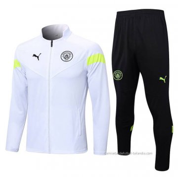 Chandal de Chaqueta del Manchester City 2022-2023 Blanco Chandal de Chaqueta del Manchester City 2022-2023 Blanco