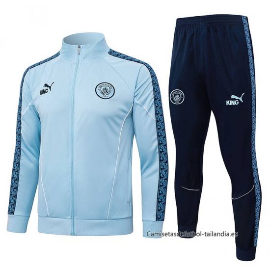 Chandal de Chaqueta del Manchester City 2025-2026 Azul - Haga un click en la imagen para cerrar
