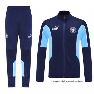 Chandal de Chaqueta del Manchester City Nino 2025-2026 Azul Chandal de Chaqueta del Manchester City Nino 2025-2026 Azul