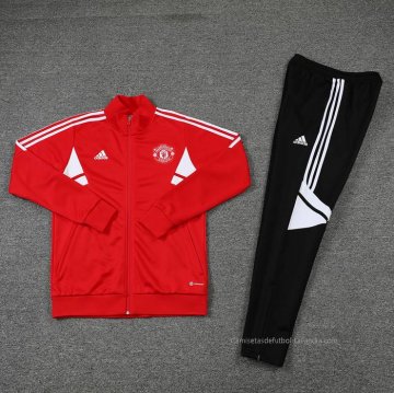 Chandal de Chaqueta del Manchester United 2022-2023 Rojo