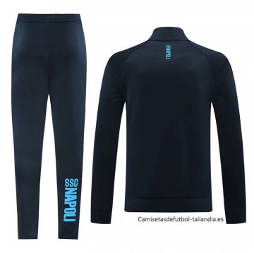 Chandal de Chaqueta del Napoli 2024-2025 Azul