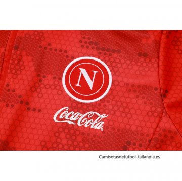 Chandal de Chaqueta del Napoli 2024-2025 Rojo