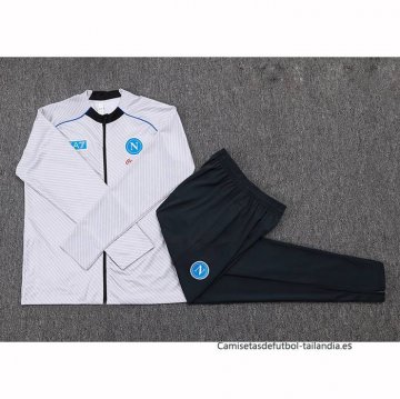 Chandal de Chaqueta del Napoli 2025-2026 Blanco