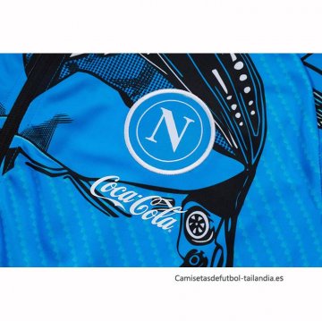 Chandal de Chaqueta del Napoli Nino 2025-2026 Azul