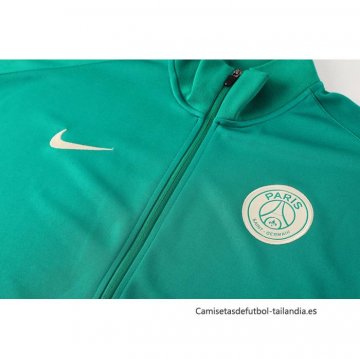 Chandal de Chaqueta del Paris Saint-Germain 2024-2025 Verde