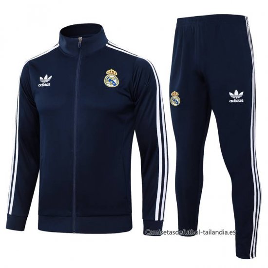 Chandal de Chaqueta del Real Madrid 2024-2025 Azul - Haga un click en la imagen para cerrar