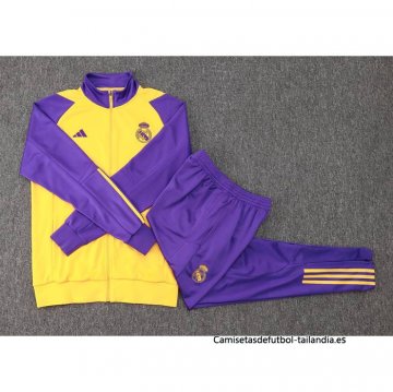 Chandal de Chaqueta del Real Madrid 2023-2024 Amarillo