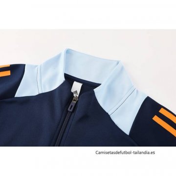 Chandal de Chaqueta del Real Madrid 2024-2025 Azul Oscuro