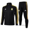 Chandal de Chaqueta del Real Madrid 2025-2026 Negro Amarillo Chandal de Chaqueta del Real Madrid 2025-2026 Negro Amarillo