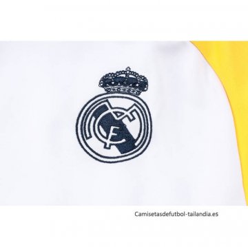 Chandal de Chaqueta del Real Madrid Nino 2024-2025 Blanco