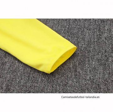 Chandal de Chaqueta del Real Madrid Nino 2025-2026 Gris Amarillo