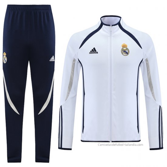 Chandal de Chaqueta del Real Madrid Teamgeist 2021-2022 Blanco - Haga un click en la imagen para cerrar