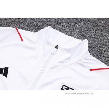 Chandal de Chaqueta del Sao Paulo 2023-2024 Blanco