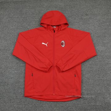 Chandal de Rompevientos del AC Milan 2021 Rojo