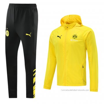 Chandal de Rompevientos del Borussia Dortmund 2021 Amarillo Chandal de Rompevientos del Borussia Dortmund 2021 Amarillo