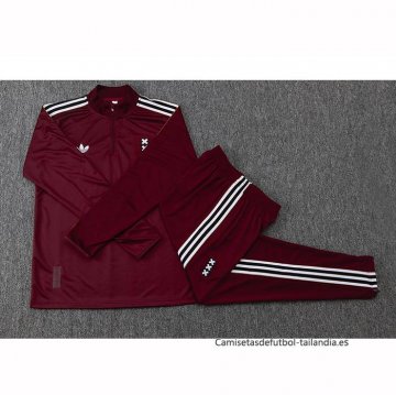 Chandal de Sudadera del Ajax Nino 2025-2026 Rojo