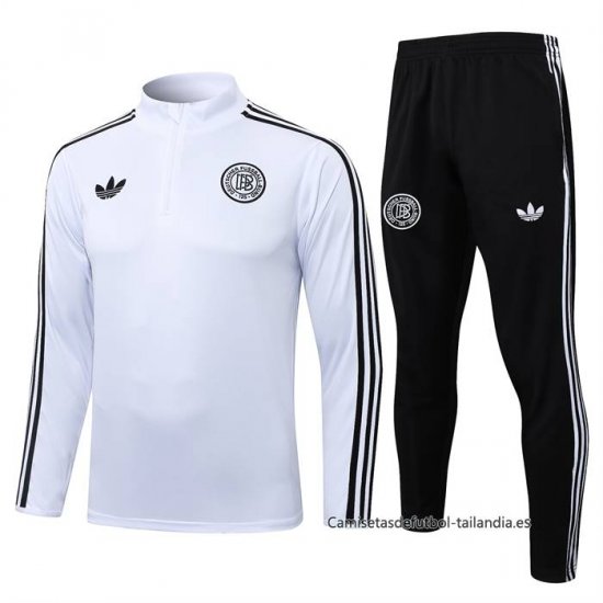 Chandal de Sudadera del Alemania 125 Aniversario 2025-2026 Blanco - Haga un click en la imagen para cerrar