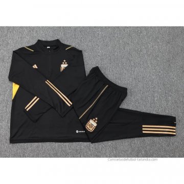 Chandal de Sudadera del Argentina Nino 2023-2024 Negro