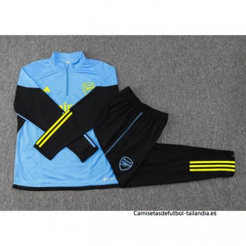 Chandal de Sudadera del Arsenal 2023-2024 Azul