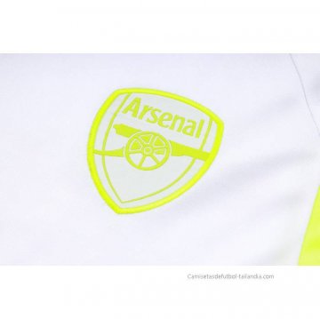 Chandal de Sudadera del Arsenal 2023-2024 Blanco