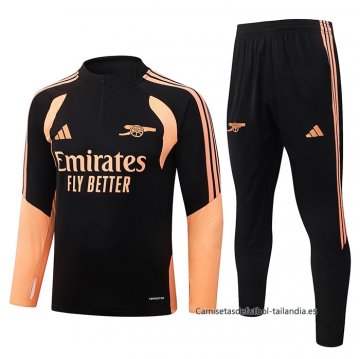 Chandal de Sudadera del Arsenal 2026-2027 Negro Naranja Chandal de Sudadera del Arsenal 2026-2027 Negro Naranja