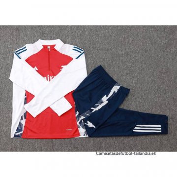 Chandal de Sudadera del Arsenal Nino 2024-2025 Rojo