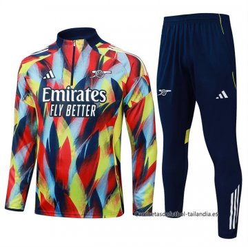 Chandal de Sudadera del Arsenal Nino 2025-2026 Azul Amarillo Rojo Chandal de Sudadera del Arsenal Nino 2025-2026 Azul Amarillo Rojo