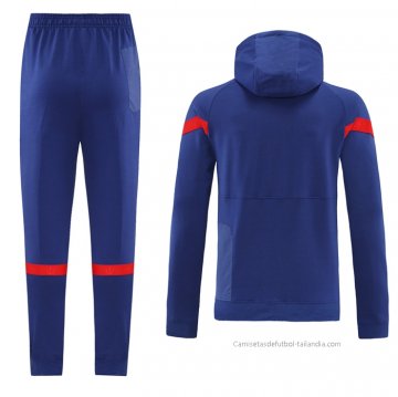 Chandal de Sudadera del Atletico Madrid 2021-2022 Azul