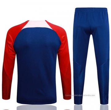 Chandal de Sudadera del Atletico Madrid 2023-2024 Azul