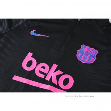 Chandal de Sudadera del Barcelona 2021-2022 Negro