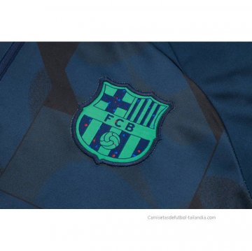 Chandal de Sudadera del Barcelona 2023-2024 Azul